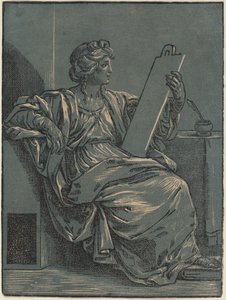 Sibylle door Bartolomeo Coriolano or Giuseppe Maria Moretti after Guido Reni
