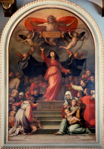 Maagd van Barmhartigheid door Bartolomeo Fra