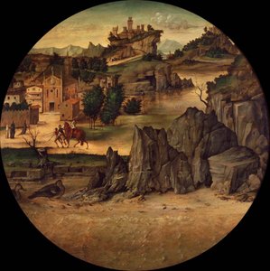 Landschap met Kastelen, laat 15e eeuw