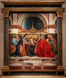 Presentatie van Jezus in de Tempel door Bartolomeo Montagna