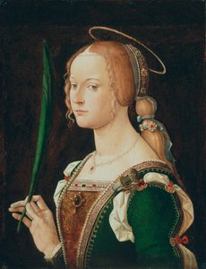 Sint Justina van Padua door Bartolomeo Montagna