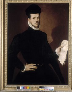 Portret van Man door Bartolomeo Passarotti