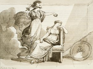 Penelope verfraaid door Minerva
