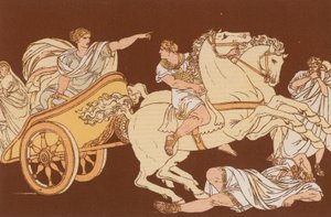 Tullia rijdt over het lichaam van haar vader