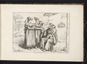 Twee vrouwen uit Frascati en een heremiet