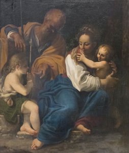 Heilige familie en Sint Johannes de Doper