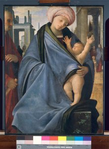 Heilige Familie door Bartolomeo Suardi Bramantino