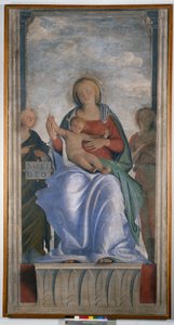 Madonna en Kind en twee engelen