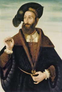 Portret van een man door Bartolomeo Veneto