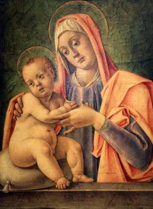 Madonna en Kind door Bartolomeo Vivarini