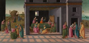 Scènes uit het leven van Johannes de Doper door Bartolomeo di Giovanni