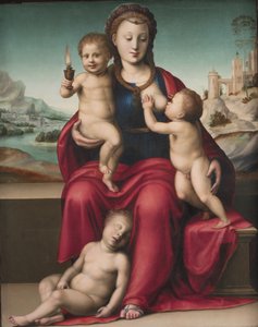 Caritas (Liefdadigheid) door Bartolomeo di Zanobi