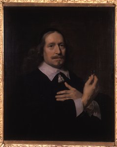 Portret van een man door Bartolomeus van der Helst