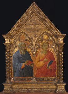 Heiligen Matthias en Thomas, ca. 1350 door Bartolommeo Bulgarini