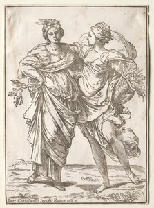 Alliantie van Vrede en Overvloed (1642) door Bartolommeo Coriolano