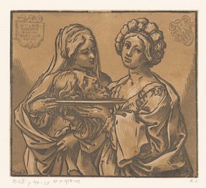 Herodias en Salome met het hoofd van Johannes de Doper door Bartolommeo Coriolano