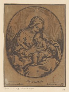 Maria met het Christuskind door Bartolommeo Coriolano