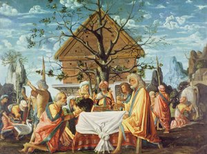 Philemon en Baucis, ca. 1500 door Bartolommeo Suardi Bramantino