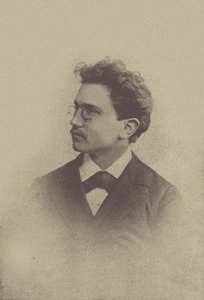 Portret van de Componist Hans Huber 1852-1921, 1898 door Basel . Photo studio Taescher and