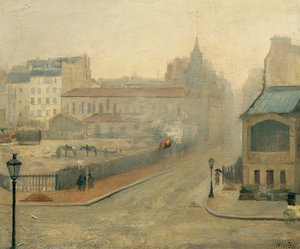 In de mist