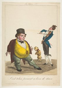 Lord-tolan neemt zijn dansles, La Passions, nr. 7, 19e eeuw door Basset