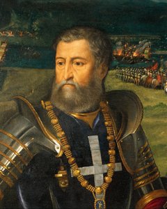 Italië, Modena, Portret van Alfonso I d