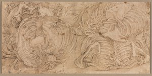 Ribbenkasten, vroege 1540s door Battista Franco