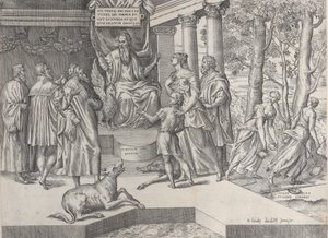 De corrupte rechter, 1565-73 door Battista del Moro