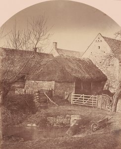Boerderij, Prestbury bij Cheltenham, ca. 1855 (foto) door Baynham Jr. Jones