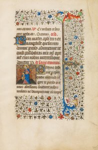 Sint Thomas met een boek door Bedford Master