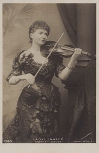 Wilma Neruda, Lady Halle, Moravische violiste door Belgian Photographer