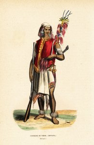 Atoni-krijger van Kupang, West-Timor, Indonesië