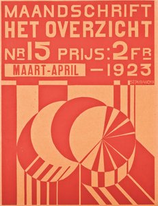 Omslag voor het maart-aprilnummer 1923 van het tijdschrift "Het Overzicht", 1923 door Belgian School