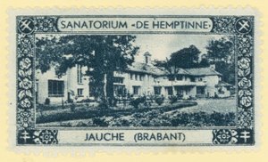 De Hemptinne Sanatorium, Jauche, Brabant, België door Belgian School