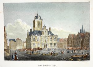 Stadhuis van Delft, ca. 1895