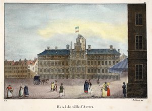 Stadhuis van Antwerpen, ca. 1895 door Belgian School