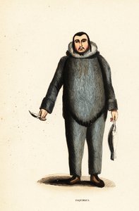 Inuit-man van de Mackenzie-rivier, Yukon, Canada