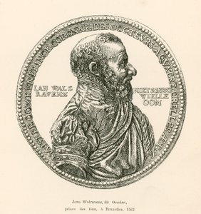 Jean Walravenz, genaamd Oomken, prins der dwazen, in Brussel, 1563 door Belgian School