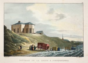 Paviljoen van de koningin in Scheveningen, ca. 1895 door Belgian School