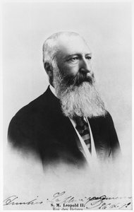 Portret van Leopold II (1835-1909), koning van België