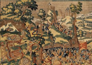 Verhaal van Cyrus II de Grote, ca. 1590 door Belgian School