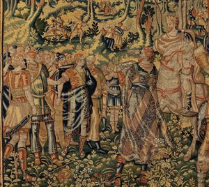 Verhaal van Cyrus II De Grote, ca. 1590 (wandtapijt) door Belgian School