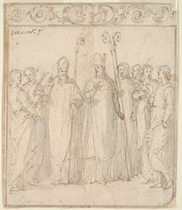 Augustinus, Ambrosius en andere heiligen