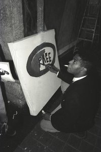 Jean-Michael Basquiat schilderij 