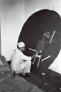 Jean-Michel Basquiat schilderij 
