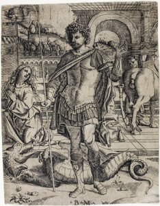 Sint Joris door Benedetto Montagna