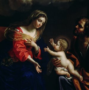 De Heilige Familie (detail), 1682 door Benedetto the Younger Gennari
