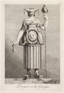 Mascarade à la Grecque: Bergère à la Grecque (Plate 4)