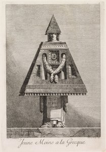 Mascarade à la Grecque: Jonge monnik à la Grecque Plaat 9, 1771