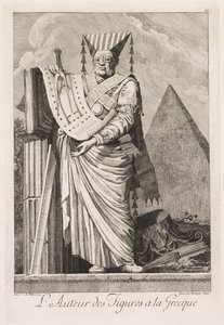 Mascarade à la Grecque: LAuteur des figuren à la Grecque Plaat 10, 1771